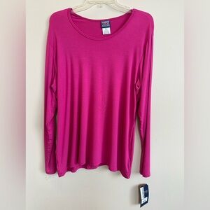 Cherokee Fuchsia Long Sleeve Tee